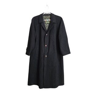 Lodenfrey Vintage Collared Wool & Alpaca Long Coat Sz 52